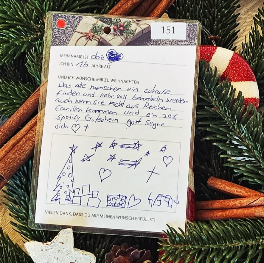 Wunsch zu Weihnachten